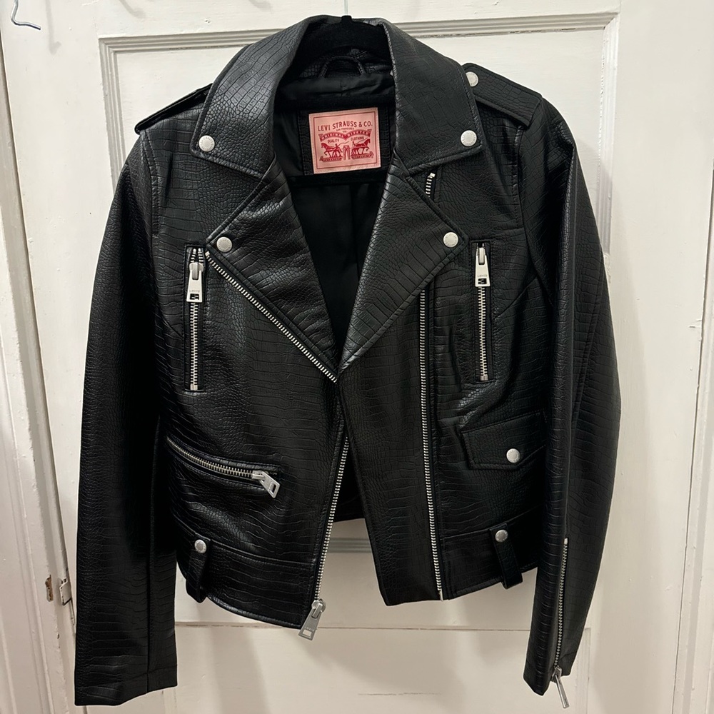Levi’s faux leather moto jacket